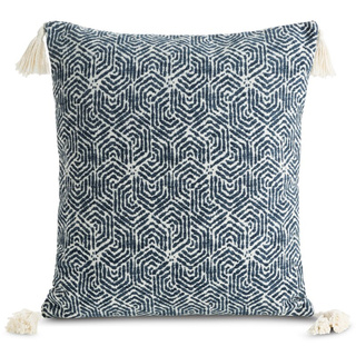 Poszewka Fabia granatowa 45x45