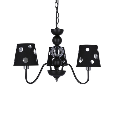 Żyrandol czarny lampa wisząca 3xE14 Batley Ledea 50203105