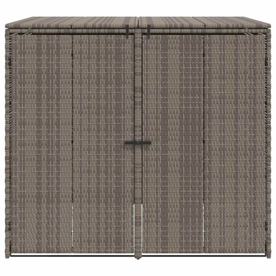 Pojemnik na śmieci 2 pcs Szary 130 x 80 x 115 cm Polietylen