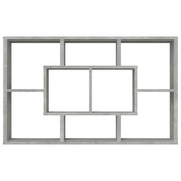 Półka ścienna, betonowa szarość, 85x16x52,5 cm