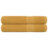 Ręczniki FROGN 2 szt. Złoty 100x200 cm 360 g/m?