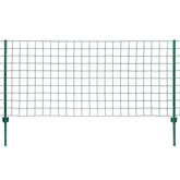 Euro ogrodzenie, stalowe, 20 x 0,8 m, zielone