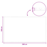 Solarny pokrowiec na basen ekstra mocny 260 x 160 cm 400 ?m