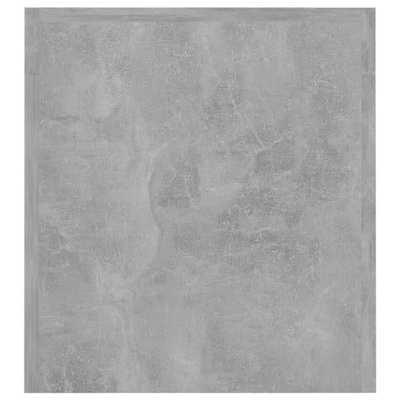Szafka pod TV z oświetleniem LED, szarość betonu, 120x35x40 cm vidaXL