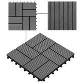 Płytka Tarasowa 11 pcs Szary 30 x 30 cm