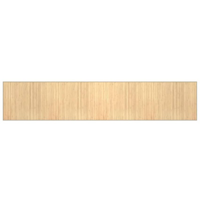 Dywan prostokątny, jasny naturalny, 80x400 cm, bambusowy vidaXL