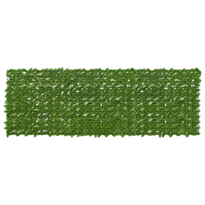 Parawan balkonowy z liśćmi Zielony i Żółty 300 x 100 cm