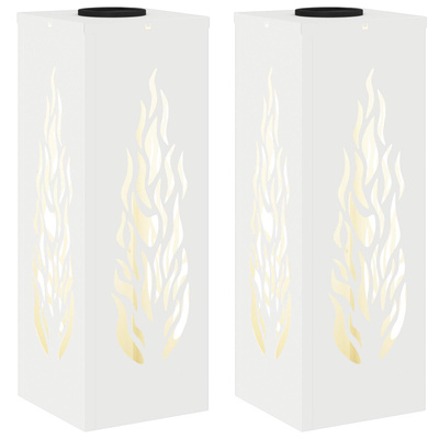 Słoneczna LED lampa na ścieżkę 2 pcs Biały