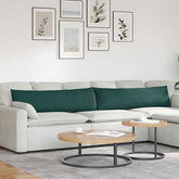 Poduszki na sofę 2 pcs Ciemna zieleń 145 x 40 cm tkanina
