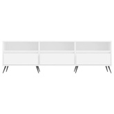 vidaXL Szafka pod TV, biała, 150x30x44,5 cm, materiał drewnopochodny wariant 4