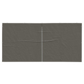Ściana boczna namiotu na imprezy 2 pcs antracytowy 400 x 195 cm