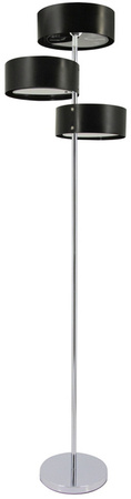 Nowoczesna lampa podlogowa led ANTILA srebrny, czarny