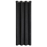 Zasłona Isla czarna 140x250
