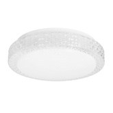 Rabel lampa sufitowa plafon bezbarwny 12W LED 4000K 27cm klosz biały