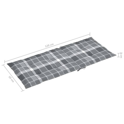 vidaXL Składane krzesła ogrodowe z poduszkami, 6 szt., drewno akacjowe model standard