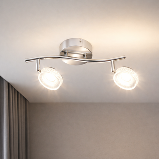 Lampa sufitowa Vinola listwa regulowana 2-punktowa LED do salonu