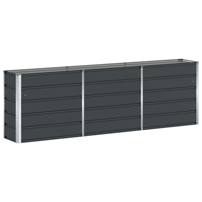 Donica Antracyt 240 x 40 x 75 cm Stal