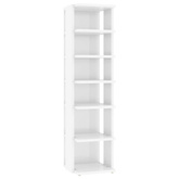 Szafka na buty, wysoki połysk, biała, 27,5x27x102 cm