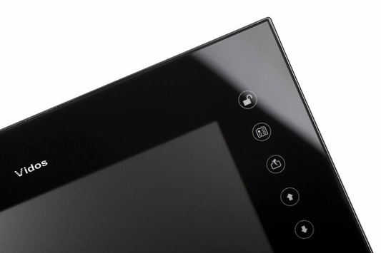 Monitor głośnomówiący czarny 7cali stacja + kamera model standard
