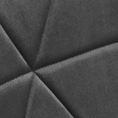 4Rico Krzesło skandynawskie QS-186 aksamit szare 147835