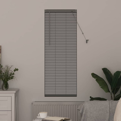 Żaluzje weneckie Srebrny 130 x 45 cm Aluminium