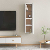 Szafki pod TV, 2 szt., białe, 30,5x30x60 cm