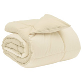 Zimowa Kołdra Kwiłtowany Kremowy 155 x 200 cm Mikrofibra