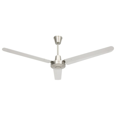 vidaXL Wentylator sufitowy, 142 cm, srebrny