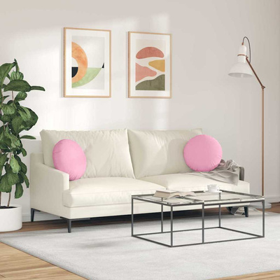 Poduszki na siedziska 2 pcs Różowy ?40 x 13 cm tkanina