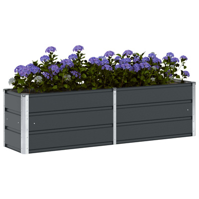 Donica Antracyt 160 x 40 x 45 cm Stal
