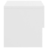 Szafki nocne ścienne, 2 szt., białe