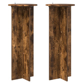 Stojak na rośliny 2 pcs Dąb wędzony ?40 x 100 cm