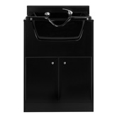 Gabbiano barberska stacja do mycia BB06 czarna 136685