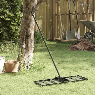 Rake leveling do ogrodu Czarny Stal malowana proszkowo
