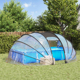 Namiot basenowy przezroczysty 538 x 440 x 204 cm PVC