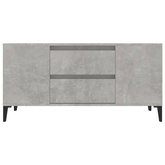 vidaXL Szafka pod TV, szarość betonu, 102x44,5x50 cm