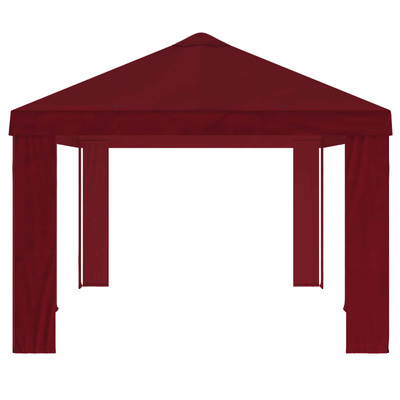 Pokrycie altany 6 x 3 m bordowy Poliester 190 gsm
