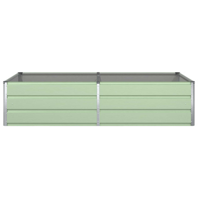 Donica Pastelowa Zieleń 195 x 100 x 45 cm Stal Galwanizowana