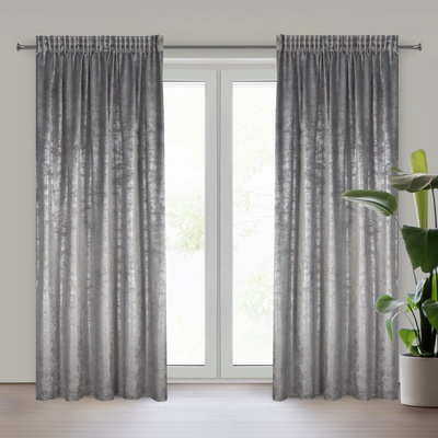 Zasłona Avena stalowa 135x270