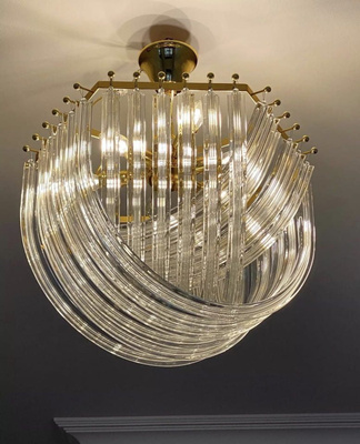 Lampa ' Murano Plaza Gold' - 80cm ADANI AD116