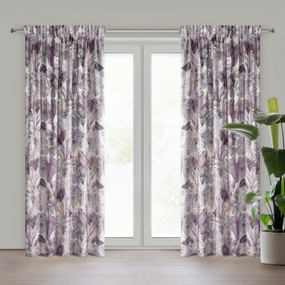 Zasłona Davos biała 140x270