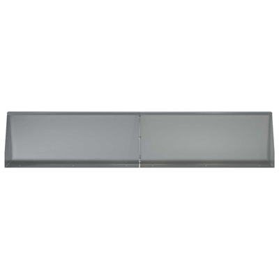 Mur oporowy 6 szt. 100 x 12 x 40 cm Stal ocynkowana srebrny