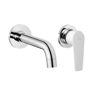 Podtynkowa bateria umywalkowa Dokos biały/chrom  Invena