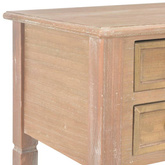 vidaXL Biurko, brązowe, 109,5x45x77,5 cm, drewniane