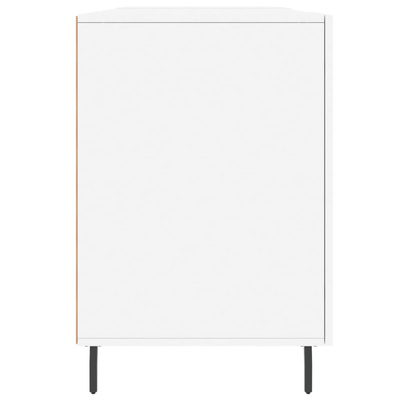 vidaXL Biurko, białe, 140x50x75 cm, materiał drewnopochodny wariant 7