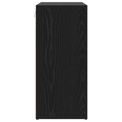 Szafka na buty z półką Czarny Dąb 103 x 30 x 67 cm