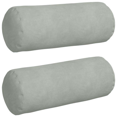 Poduszki Wałkowe 2 pcs Jasnoszary ? 15 x 40 cm