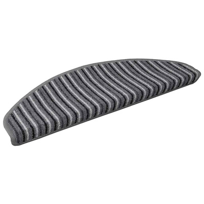 Samoprzylepne maty na schody 15 pcs Szary 65 x 21 x 4 cm