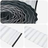 Krawężnik do trawnika 20 m x 30 cm Stal ocynkowana srebrny