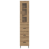 Highboard Dąb rzemieślniczy 34,5 x 34 x 180 cm